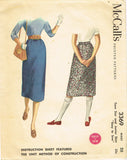 1950s Vintage McCalls Sewing Pattern 3369 Uncut Misses Easy Skirt Size 25 Waist - Vintage4me2
