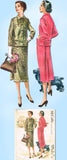 1950s Vintage McCalls Sewing Pattern 3542 Uncut MIsses 2 Piece Suit Size 16 34 B