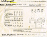 1950s Vintage McCalls Sewing Pattern 3628 Baby Girls Swim Suit & Cover Up Size 2