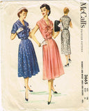 1950s Vintage McCalls Sewing Pattern 3665 Misses Dress and Bolero Size 14 32B