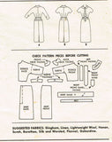1950s Vintage McCalls Sewing Pattern 3823 Uncut Misses Slender Dress Sz 14 34 B
