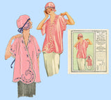 McCall 3851: 1920s Uncut Misses Dressing Gown & Cap MED Vintage Sewing Pattern