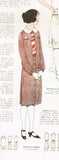 1920s Vintage Girls Dress Uncut 1925 McCall Sewing Pattern 3890 Size 8 ORIG - Vintage4me2