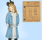 1910s Rare McCalls Sewing Pattern 3926 Uncut Little Girls Victorian Dress Sz 10