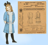 1910s Rare McCalls Sewing Pattern 3926 Uncut Little Girls Victorian Dress Sz 10