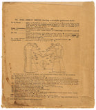 1910s Rare McCalls Sewing Pattern 3926 Uncut Little Girls Victorian Dress Sz 10
