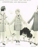 1920s Vintage McCall Sewing Pattern 3962 Cute Toddler Girls Flapper Coat Size 6