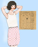 1920s Vintage McCall Sewing Pattern 4048 Little Girls Bloomers Size 8