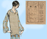 McCall 4110: 1920s Rare Misses Flapper Dress Sz 36 Bust Vintage Sewing Pattern