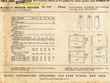 1950s Vintage McCalls Sewing Pattern 4167 Misses Instant Skirt Size 24 Waist