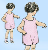 McCall 4201: 1920s Toddler Girls Combination Undies Sz4 Vintage Sewing Pattern