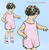 McCall 4201: 1920s Toddler Girls Combination Undies Sz4 Vintage Sewing Pattern