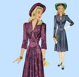 McCall 4379: Elegant Misses WWII Dinner Dress Size 32 B Vintage Sewing Pattern