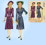McCall 4379: Elegant Misses WWII Dinner Dress Size 32 B Vintage Sewing Pattern