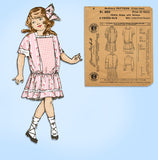 1910s Rare McCalls Sewing Pattern 4394 Uncut Toddler Girls Victorian Dress Sz6