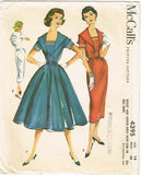 1950s Vintage McCall's Sewing Pattern 4395 Uncut Sailor Dress Size 34 Bust