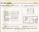1950s Original Vintage McCall Pattern 4470 Uncut Misses Easy Cocktail Dress 36 B