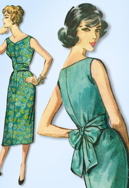 1950s Original Vintage McCall Pattern 4470 Uncut Misses Easy Cocktail Dress 36 B 1950s Original Vintage McCall Pattern 4470 Uncut Misses Easy Cocktail Dress 36 B
