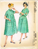 1950s Vintage McCall's Sewing Pattern 4500 Uncut Misses Robe or Duster Size 36 B