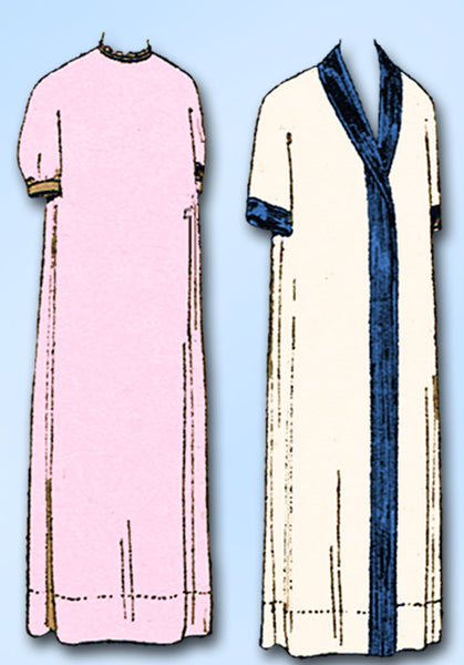 1910s Vintage McCall Sewing Pattern 4500 Uncut Infant's Kimono Slip Layette - Vintage4me2