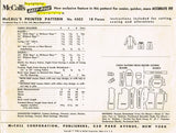 1950s Vintage McCall's Sewing Pattern 4502 Toddler Boys Blazer Suit Size 4