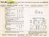 1950s Vintage McCall's Sewing Pattern 4502 Little Boys Shorts & Blazer Suit Sz 8