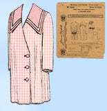 1910s Vintage McCall Sewing Pattern 4544 Uncut Little Girls Victorian Coat Sz 8