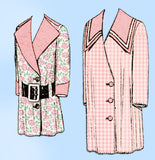 1910s Vintage McCall Sewing Pattern 4544 Uncut Little Girls Victorian Coat Sz 8