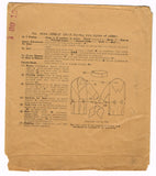 1910s Vintage McCall Sewing Pattern 4544 Uncut Little Girls Victorian Coat Sz 8