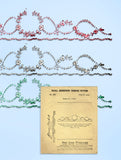 1920s McCall Kaumagraph Embroidery Transfer 465 Uncut Floral Sheet Motifs