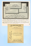 1920s McCall Kaumagraph Embroidery Transfer 465 Uncut Floral Sheet Motifs
