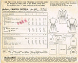 1940s Vintage McCall Sewing Pattern 4682 WWII Girls Shirtwaist Dress Size 14 - Vintage4me2