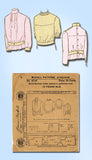 1910s Vintage McCall Sewing Pattern 4710 Little Girl's Guimpe Blouse Size 10 - Vintage4me2