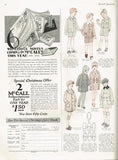 1920s Vintage McCall Sewing Pattern 4748 Baby Boys Double Breasted Coat Size 2