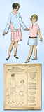 1920s Vintage McCall Sewing Pattern 4811 Uncut Little Girls Flapper Dress Sz 12 - Vintage4me2