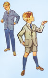 1950s Vintage McCall's Sewing Pattern 4814 Uncut Toddler Boys Suit Size 6