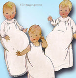 McCall 4832: 1920s Infants Christening Dress & Slip Vintage Sewing Pattern