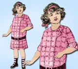 1910s Vintage McCall Sewing Pattern 4906 Uncut Toddler Girls Victorian Dress Sz4 - Vintage4me2