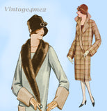 McCall 4912: 1920s Plus Size Womens Flapper Coat Sz 42 B Vintage Sewing Pattern
