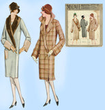 McCall 4912: 1920s Plus Size Womens Flapper Coat Sz 42 B Vintage Sewing Pattern