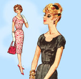 McCall's 4947: 1950s Misses Instant Cocktail Dress Sz 36B Vintage Sewing Pattern