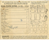 1940s Vintage McCall Sewing Pattern 4964 Sweet WWII Infant Layette Set w Bonnet