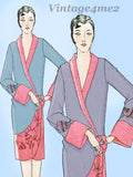 McCall 4981: 1930s Misses Wrap or Negligee Sz 40 42 Bust Vintage Sewing Pattern - Vintage4me2