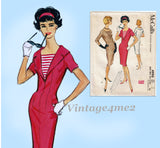 McCall's 4990: 1950s Stunning Uncut Sailor Dress Sz 36 B Vintage Sewing Pattern