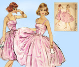McCalls 5004: 1950s Misses Skirt & Bodice Size 32 Bust Vintage Sewing Pattern