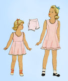 McCall 5064: 1940s Uncut WWII Girls Slip & Panties Sz 8 Vintage Sewing Pattern