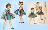 McCall 5083: 1950s Cute Helen Lee Toddler Dress Size 3 Vintage Sewing Pattern