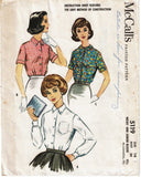McCall's 5119: 1950s Classic Misses Blouse Size 34 Bust Vintage Sewing Pattern