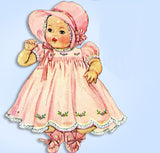 1930s Vintage McCall Sewing Pattern 513 Rare 15 In Dy-Dee Baby Doll Clothes ORIG