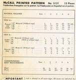 1940s Vintage Toddler Boys Romper & Jacket 1943 McCall Sewing Pattern 5131 Sz 1